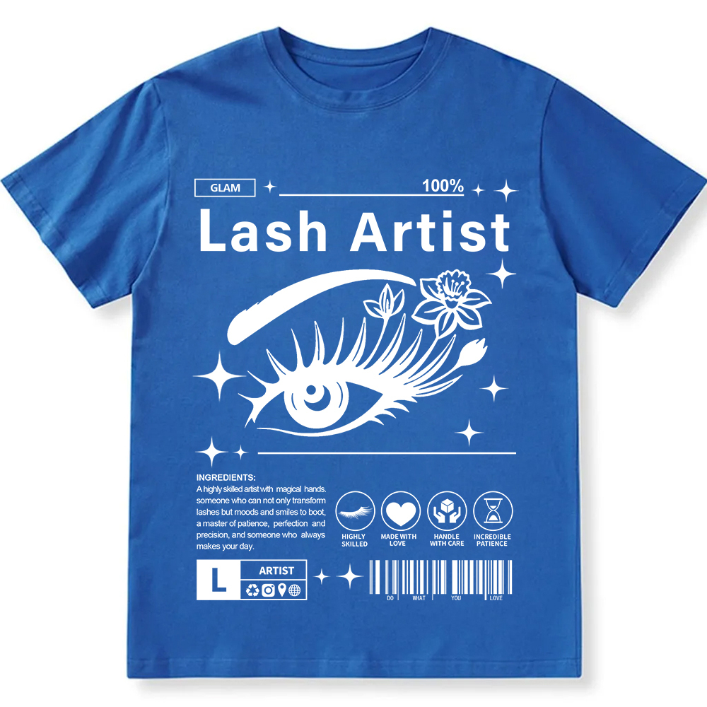 Lash Artist Unisex Fit Cotton T-Shirt wearishow
