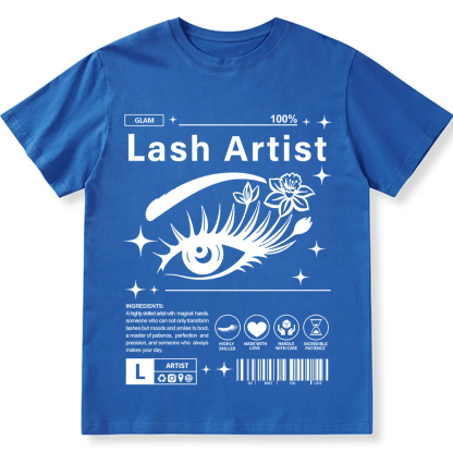 Lash Artist Unisex Fit Cotton T-Shirt wearishow