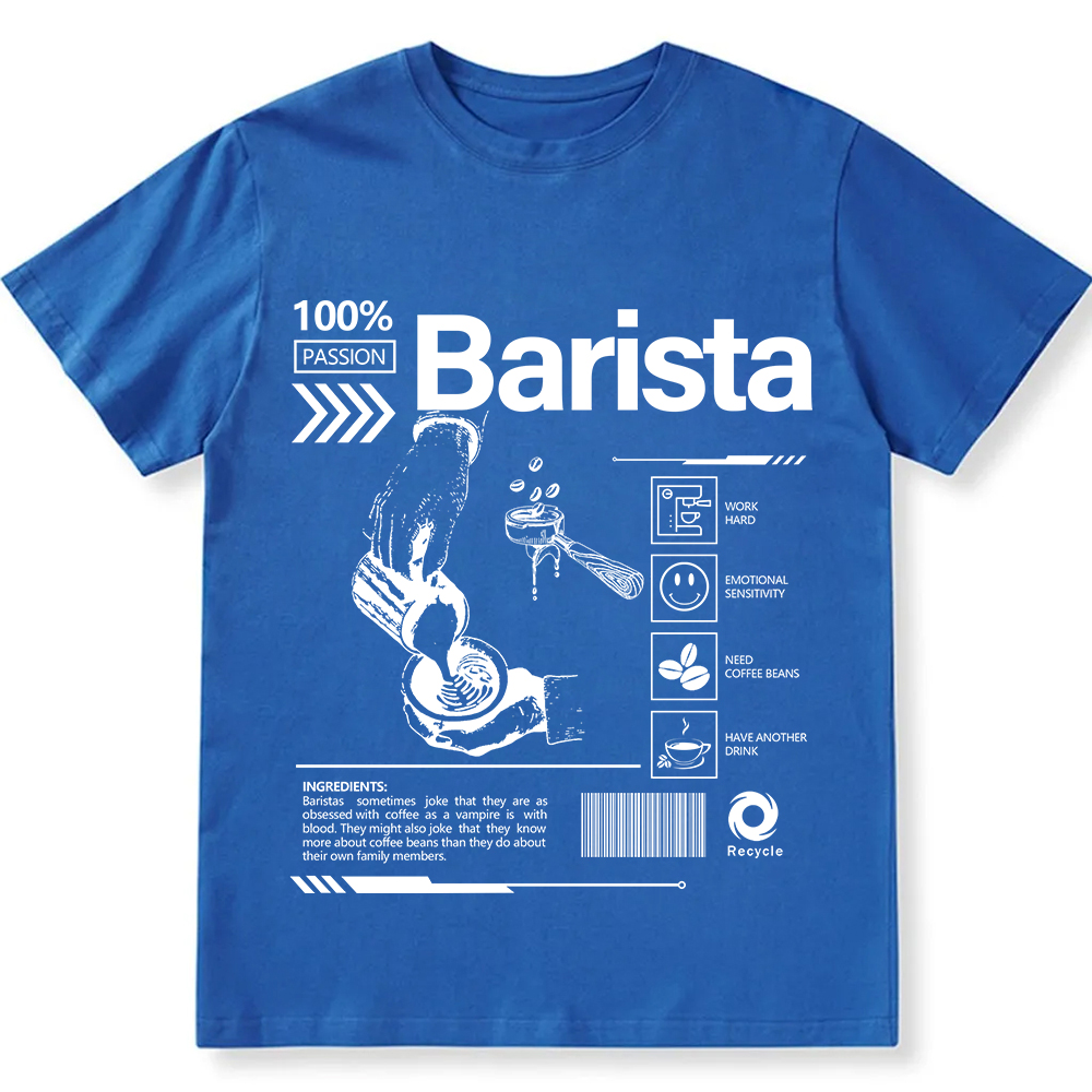 Barista  Unisex Fit Cotton T-Shirt wearishow
