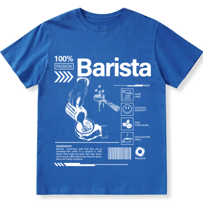 Barista  Unisex Fit Cotton T-Shirt wearishow