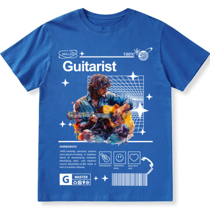 Guitarist Unisex Fit Cotton T-Shirt wearishow