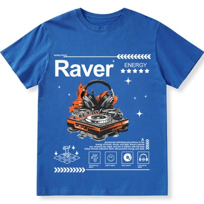 Raver Unisex Fit Cotton T-Shirt wearishow