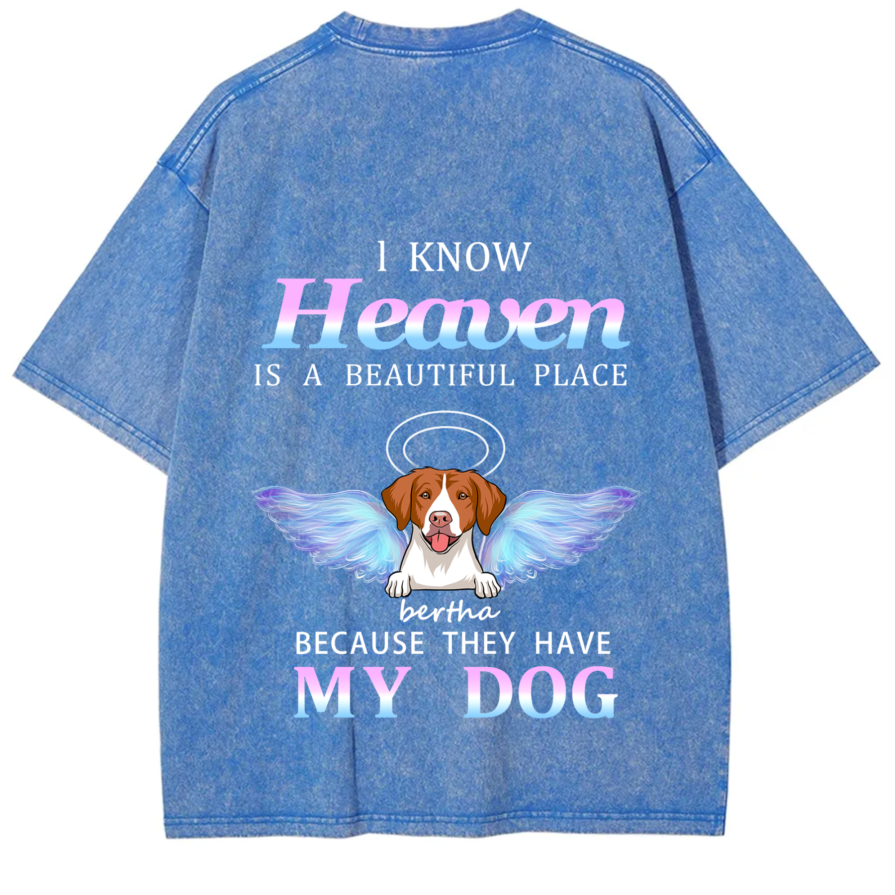 Heaven Is A Beautiful Place - Personalized Custom Unisex T-shirt