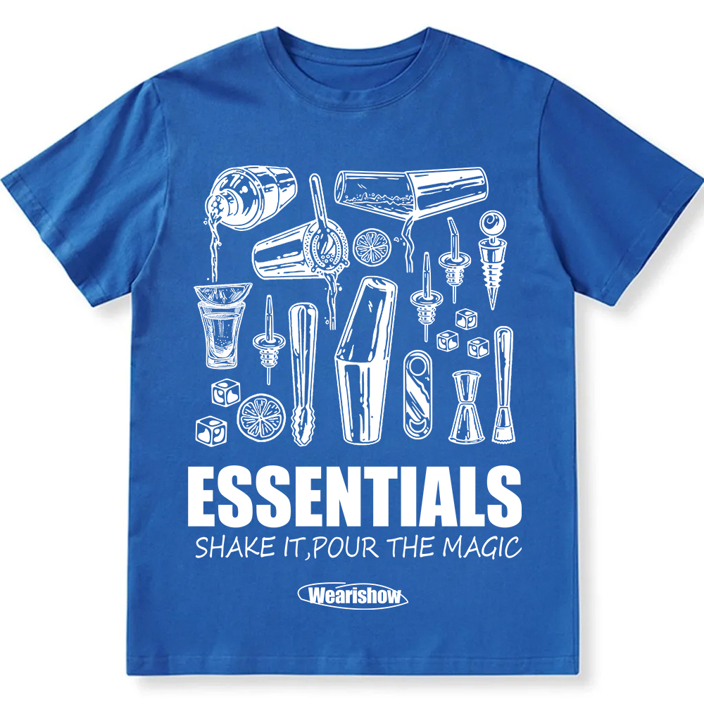 Bartender Essentials Unisex Fit Cotton T-Shirt wearishow