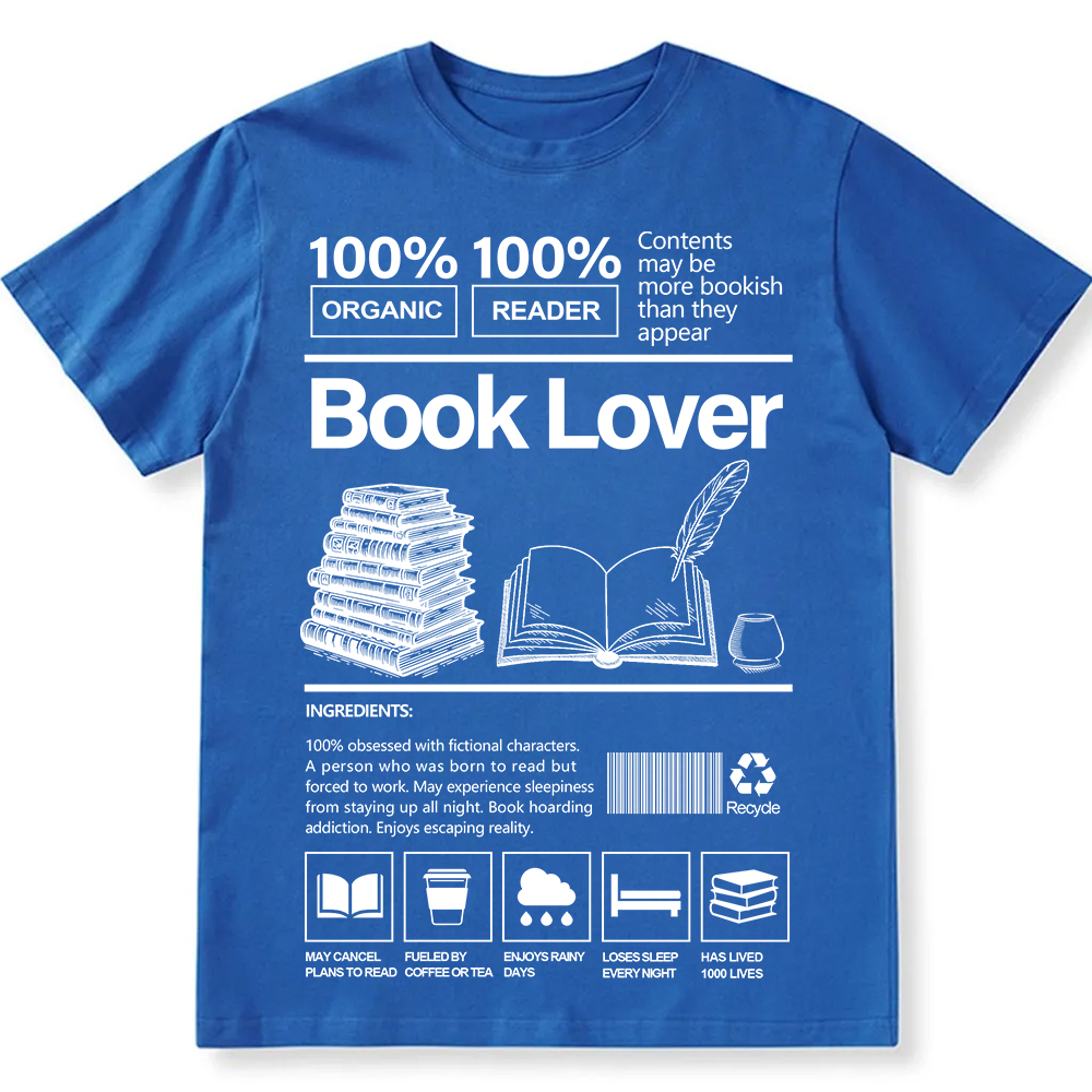 Book Lover Unisex Fit Cotton T-Shirt wearishow