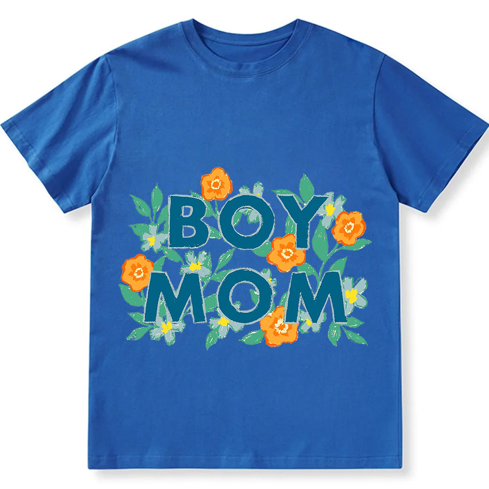 Boy Mom Unisex Fit Cotton T-Shirt wearishow