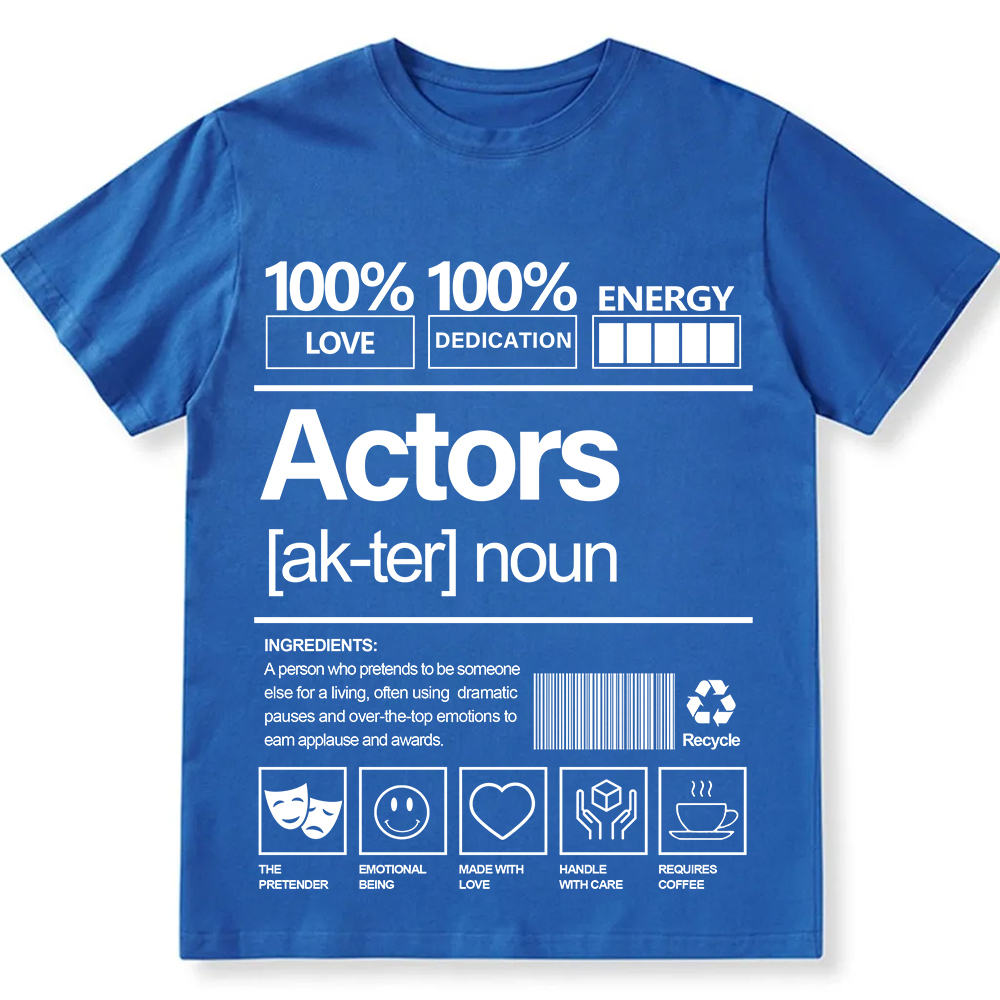 Actors Unisex Fit Cotton T-Shirt wearishow