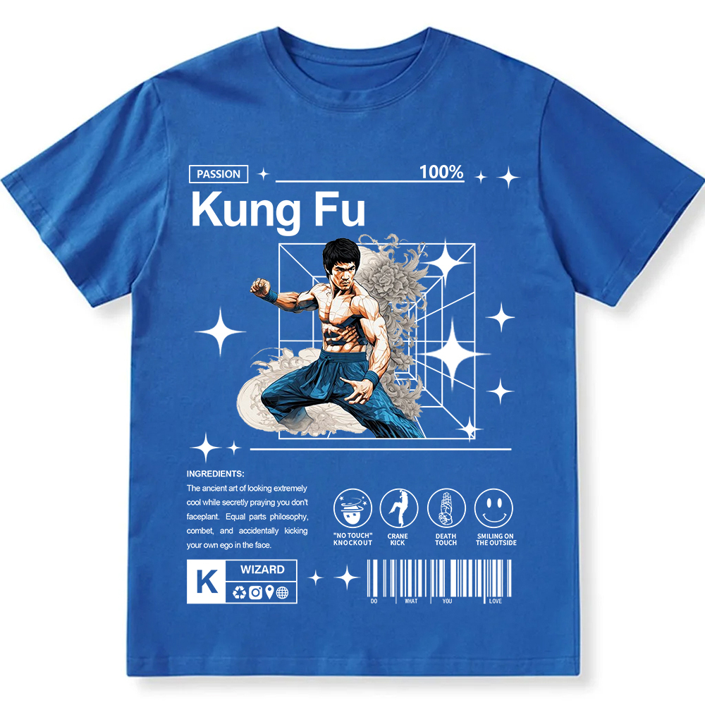 Kung Fu Unisex Fit Cotton T-Shirt wearishow