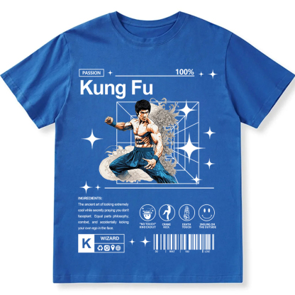 Kung Fu Unisex Fit Cotton T-Shirt wearishow