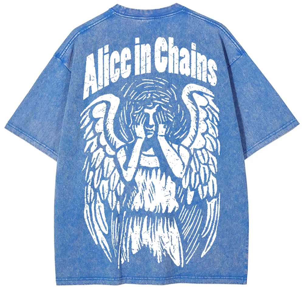 Unisex Vintage Washed Alice In Chains T-Shirt