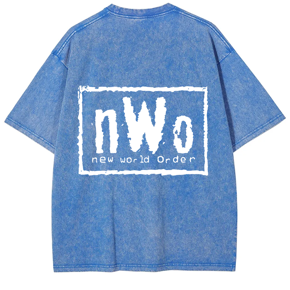 Wrestling Washed Nwo New World Order WWE T-Shirt