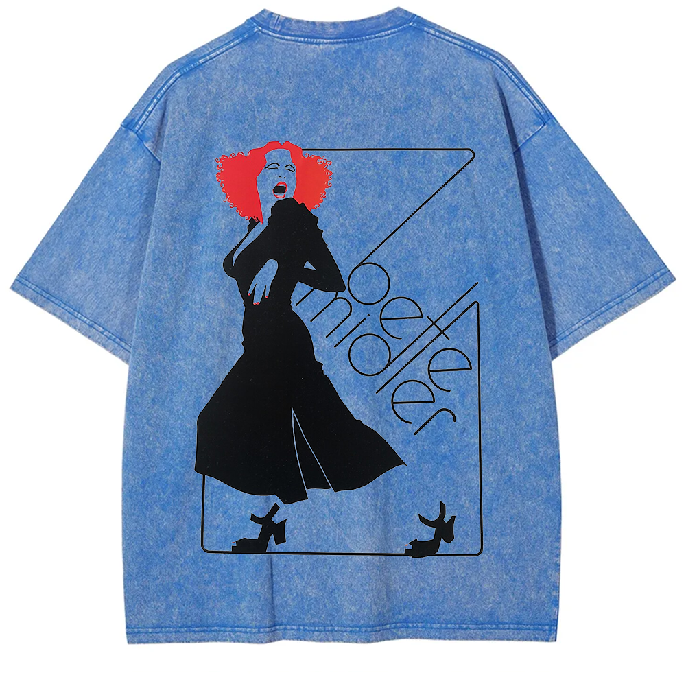 Bette Midler Singer Vintage Washed T-Shirt