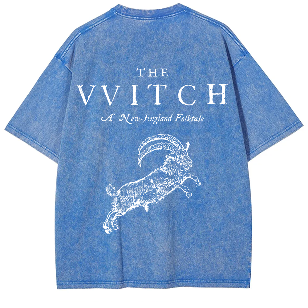 Unisex Vintage Washed The Witch  T-shirt
