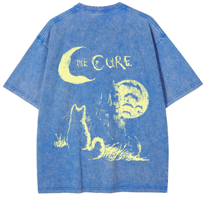  Unisex Vintage Washed The Cure Tank Top T-Shirt