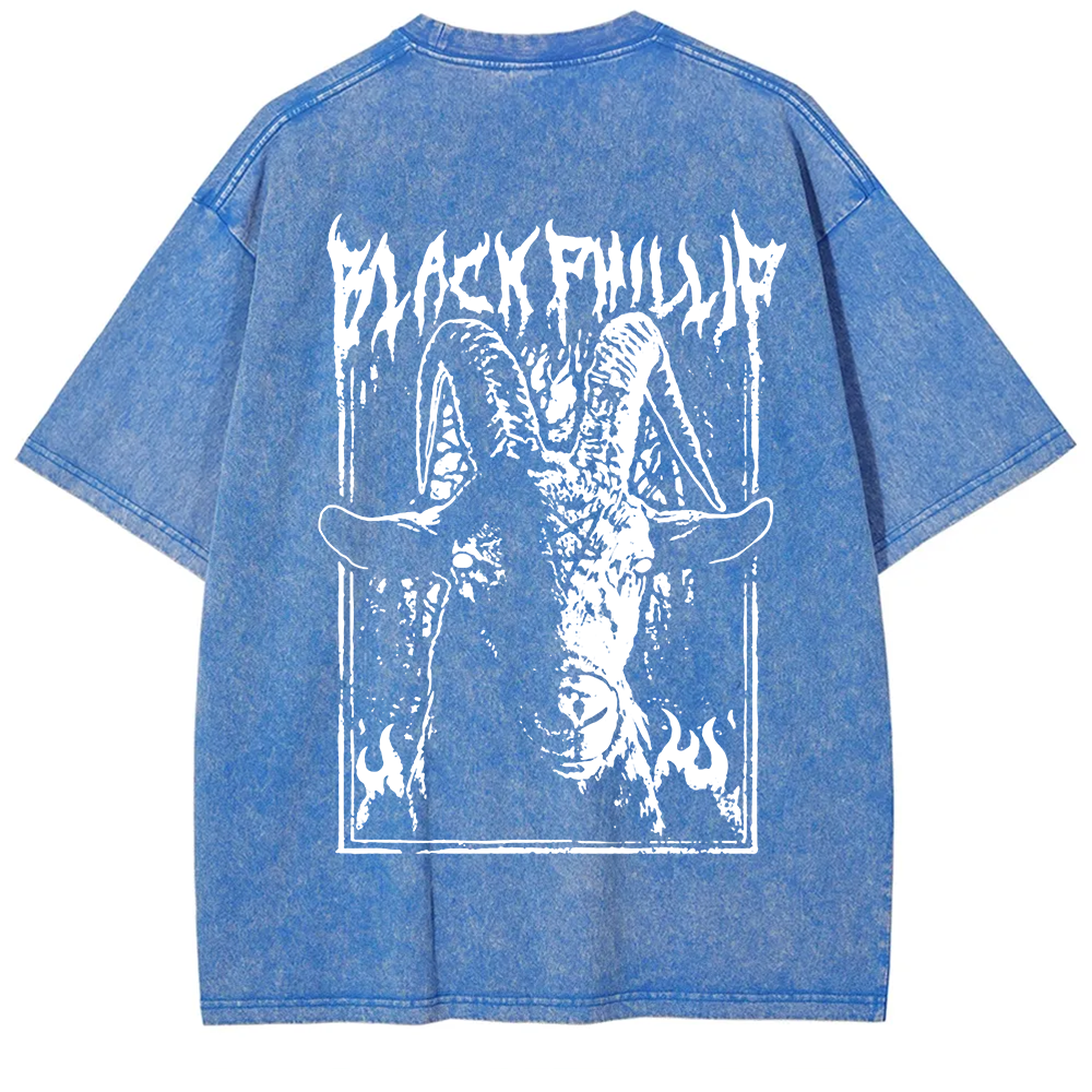 Unisex Vintage Washed The Witch Black Phillip T-Shirt