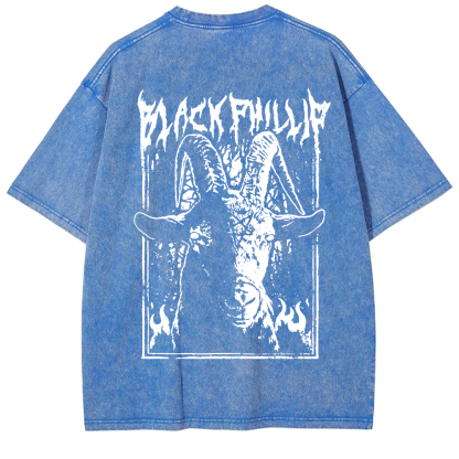 Unisex Vintage Washed The Witch Black Phillip T-Shirt