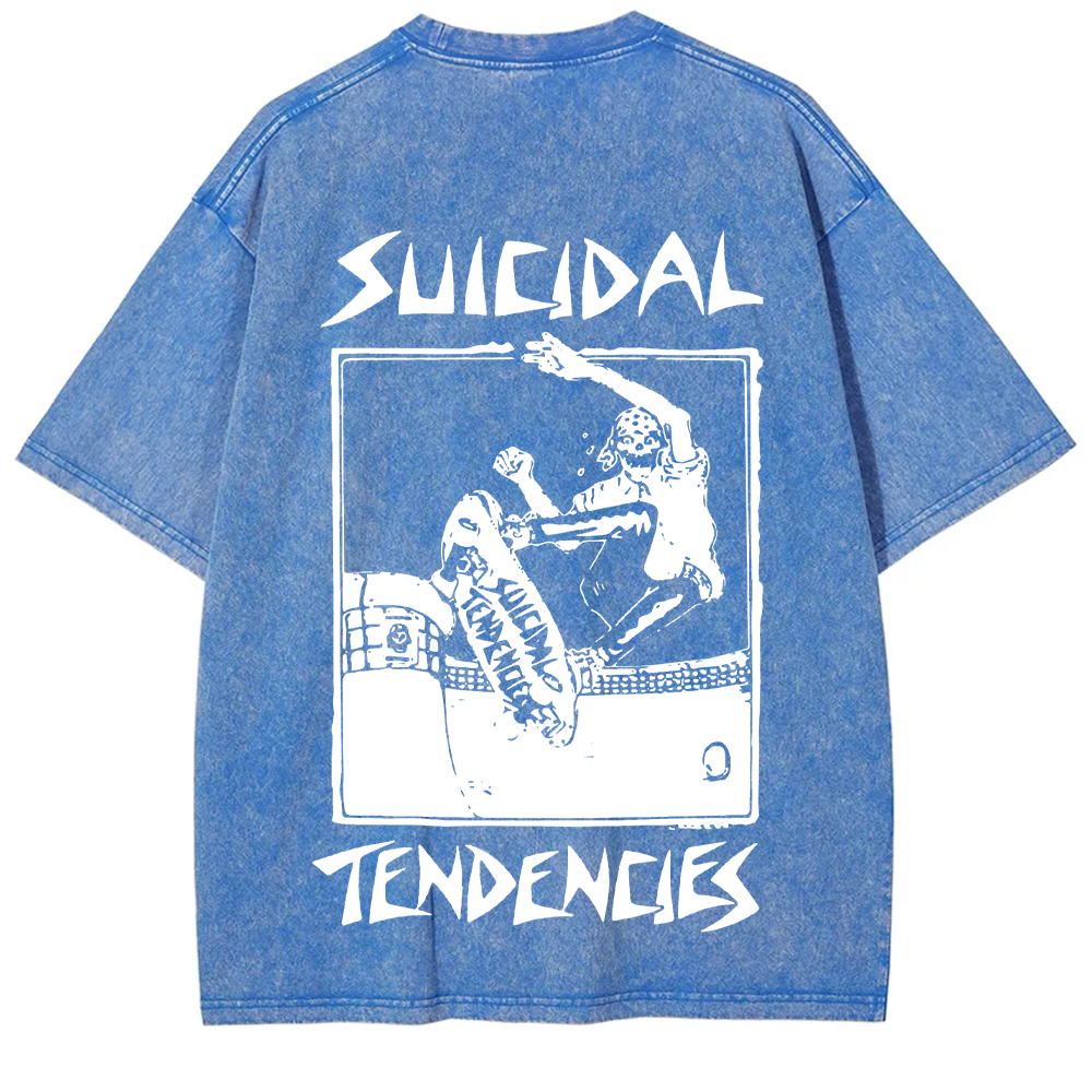Suicidal Tendencies Band Vintage Washed  T-Shirt