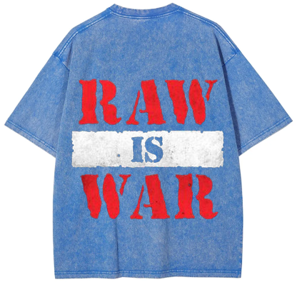 Wrestling WWE Raw Vintage Washed T-Shirt