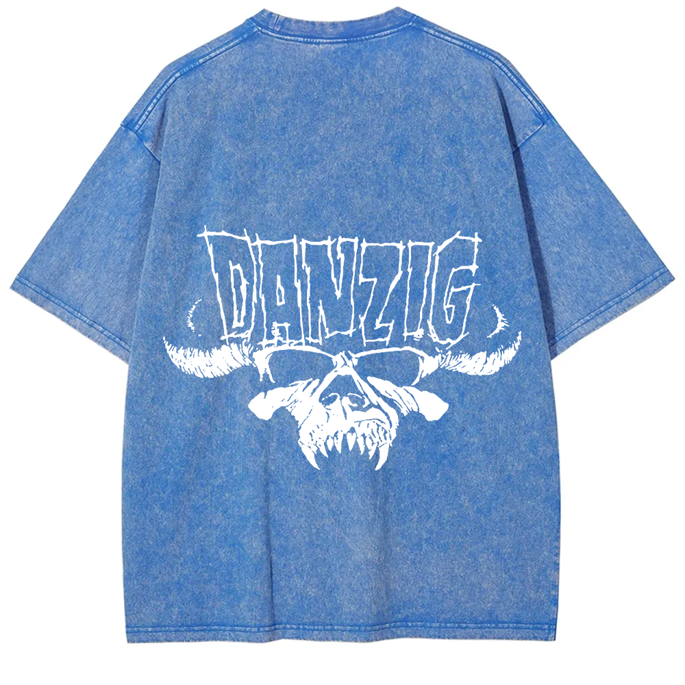 Unisex Vintage Washed DANZIG T-Shirt