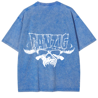 Unisex Vintage Washed DANZIG T-Shirt