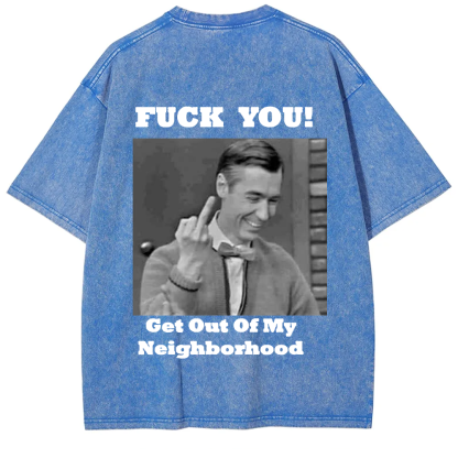 Fuck You Print Casual T-Shirt