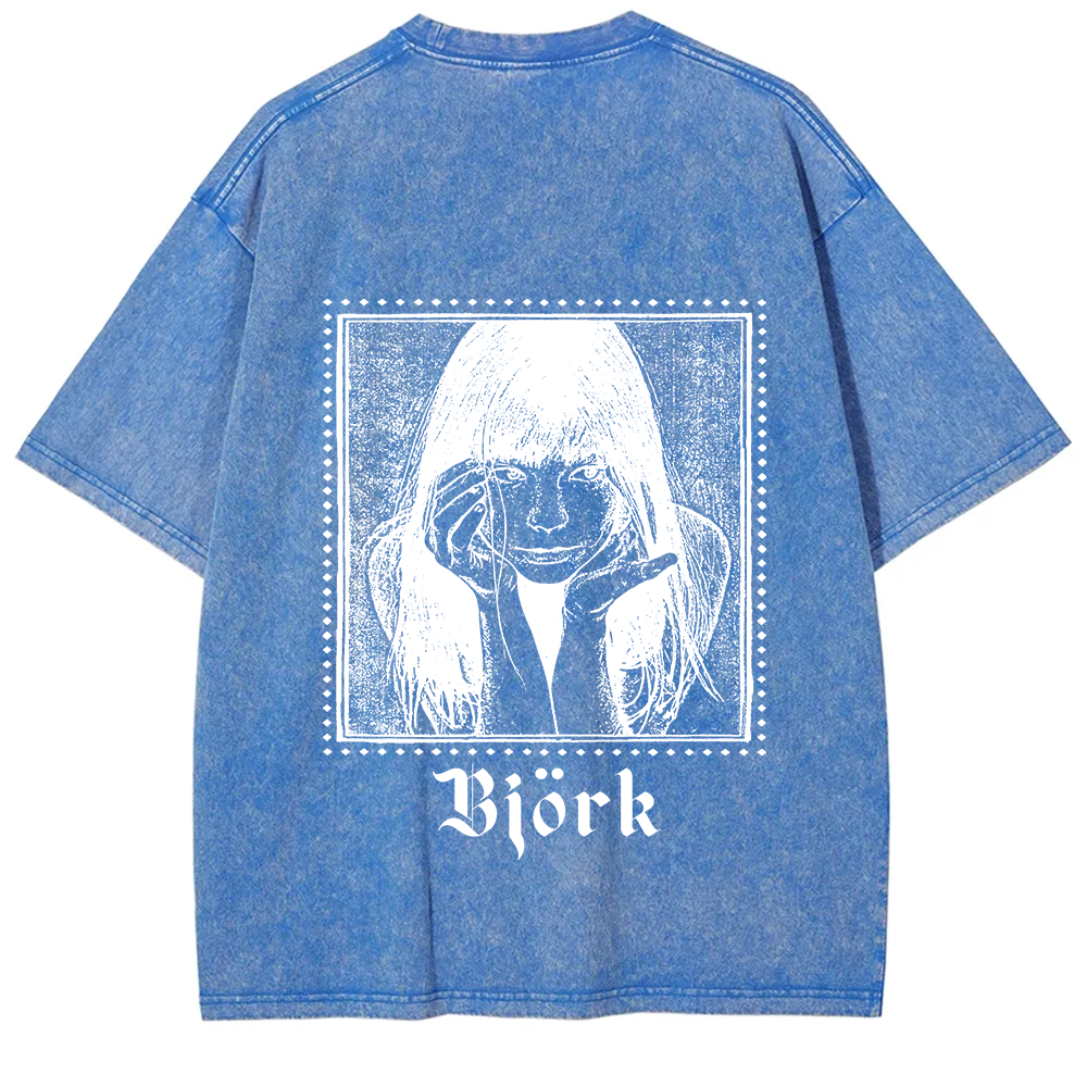 Björk Singer Vintage Washed T-Shirt
