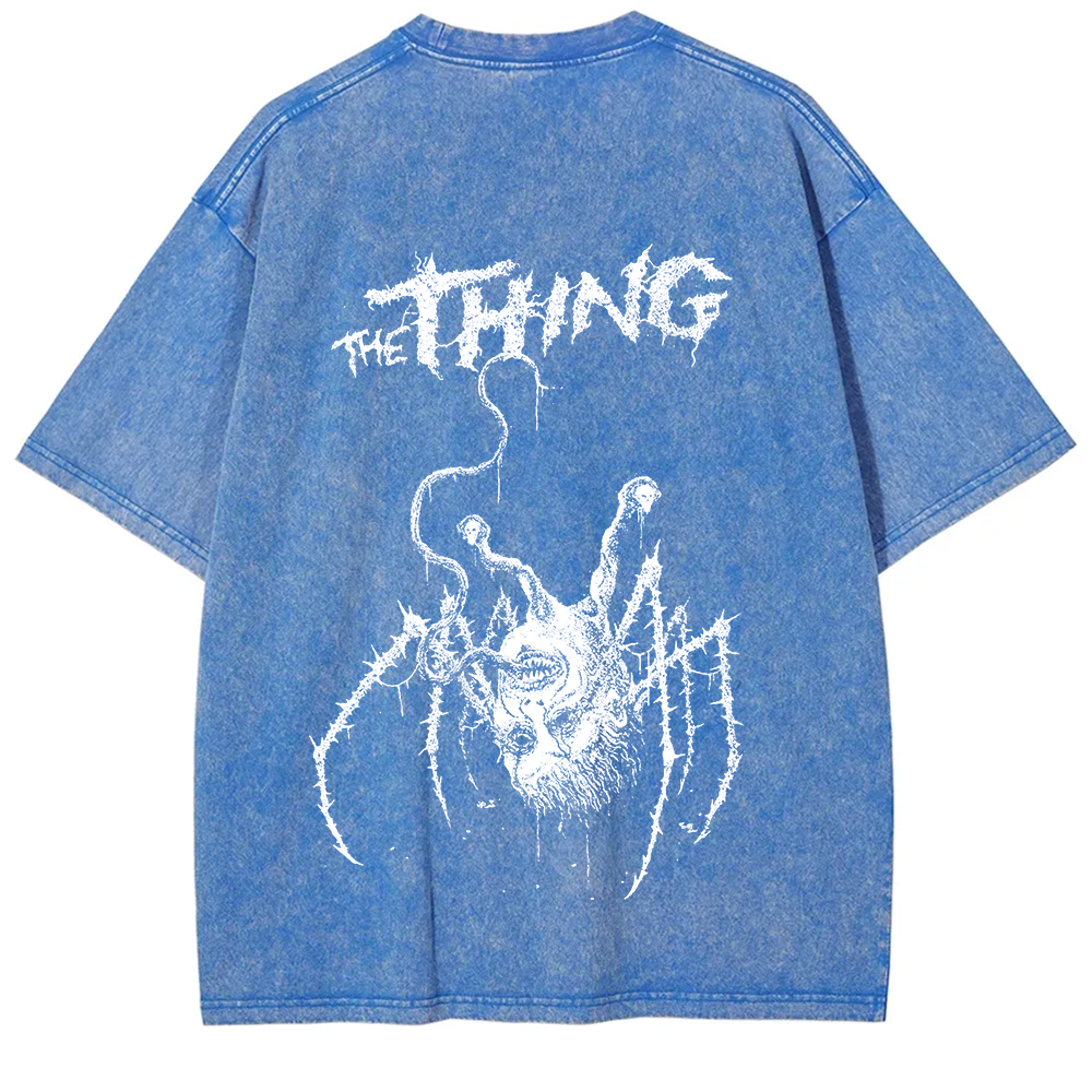 Unisex Horror The thing Print T-Shirt