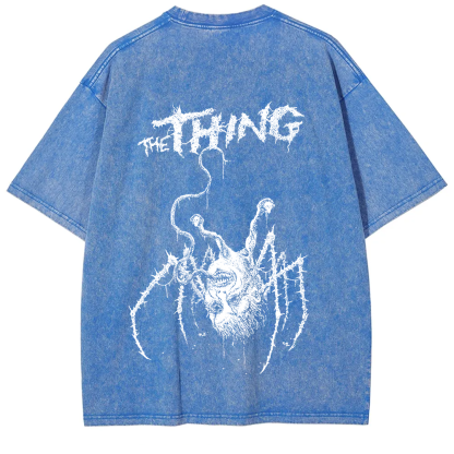 Unisex Horror The thing Print T-Shirt
