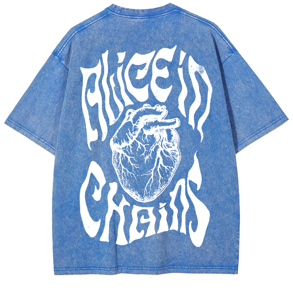 Unisex Vintage Washed Alice in Chains T-Shirt