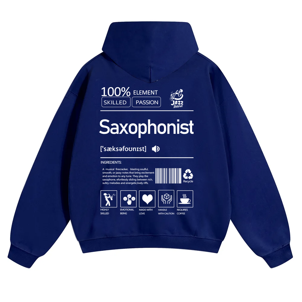 Saxophonist Unisex  Hoodie wearishow