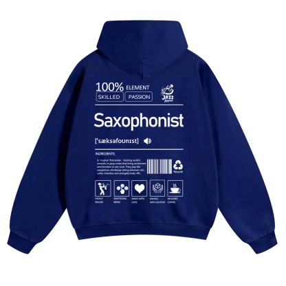 Saxophonist Unisex  Hoodie wearishow
