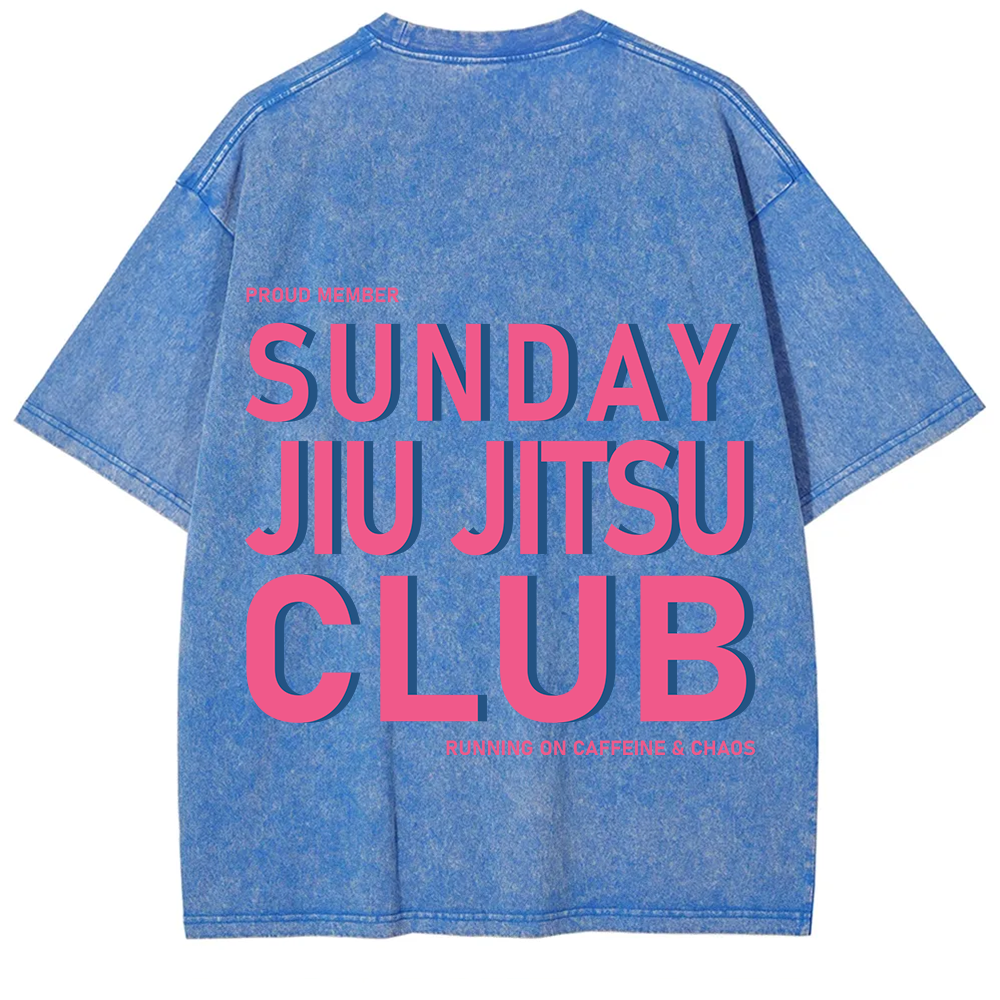 Sunday Jiu Jitsu Club Unisex Fit Washed T-Shirt