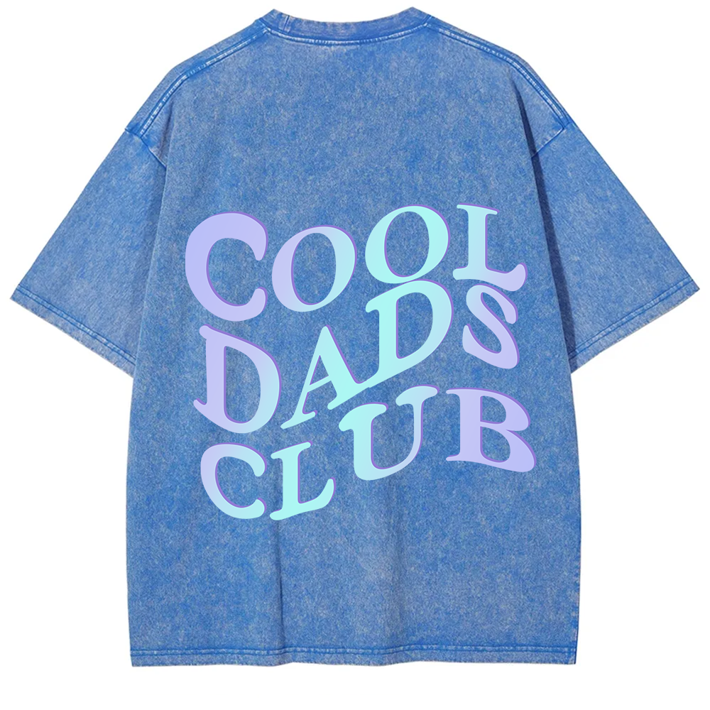 Cool Dads Club Snowflake Vintage Cotton T-Shirt