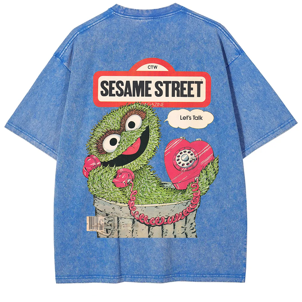 Ttalk Dirty Illustration Printed  t-Shirt