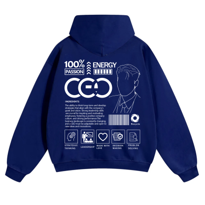 CEO Unisex Casual Print Hoodie
