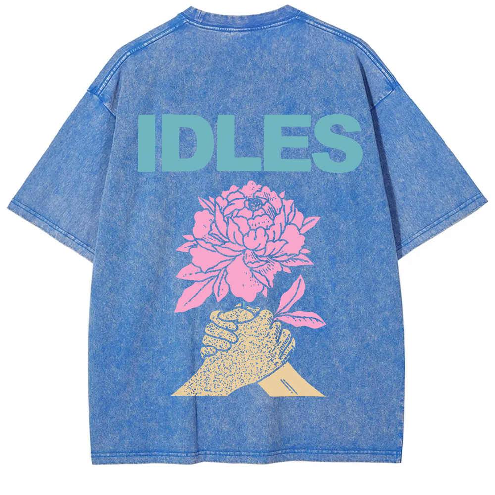  Idles Band Vintage Washed  t-Shirt