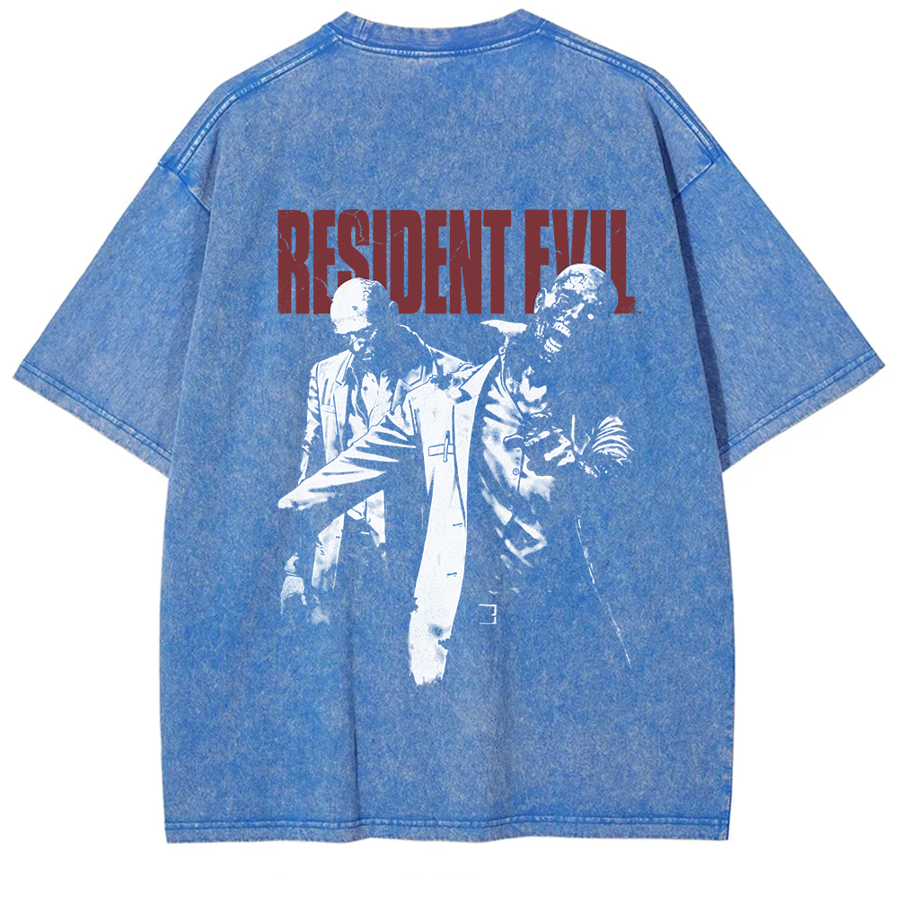 Unisex Vintage Washed Resident Evil Two Zeds t-Shirt