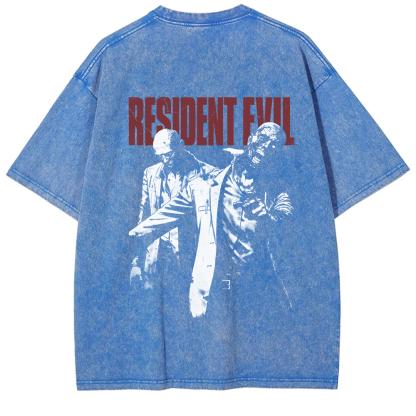 Unisex Vintage Washed Resident Evil Two Zeds t-Shirt