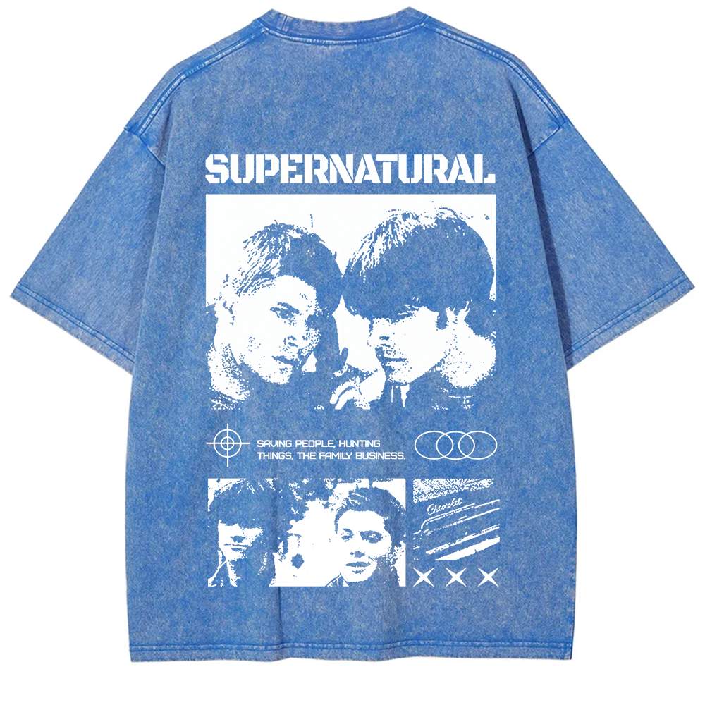 Supernatural TV Series Washed t-Shirt