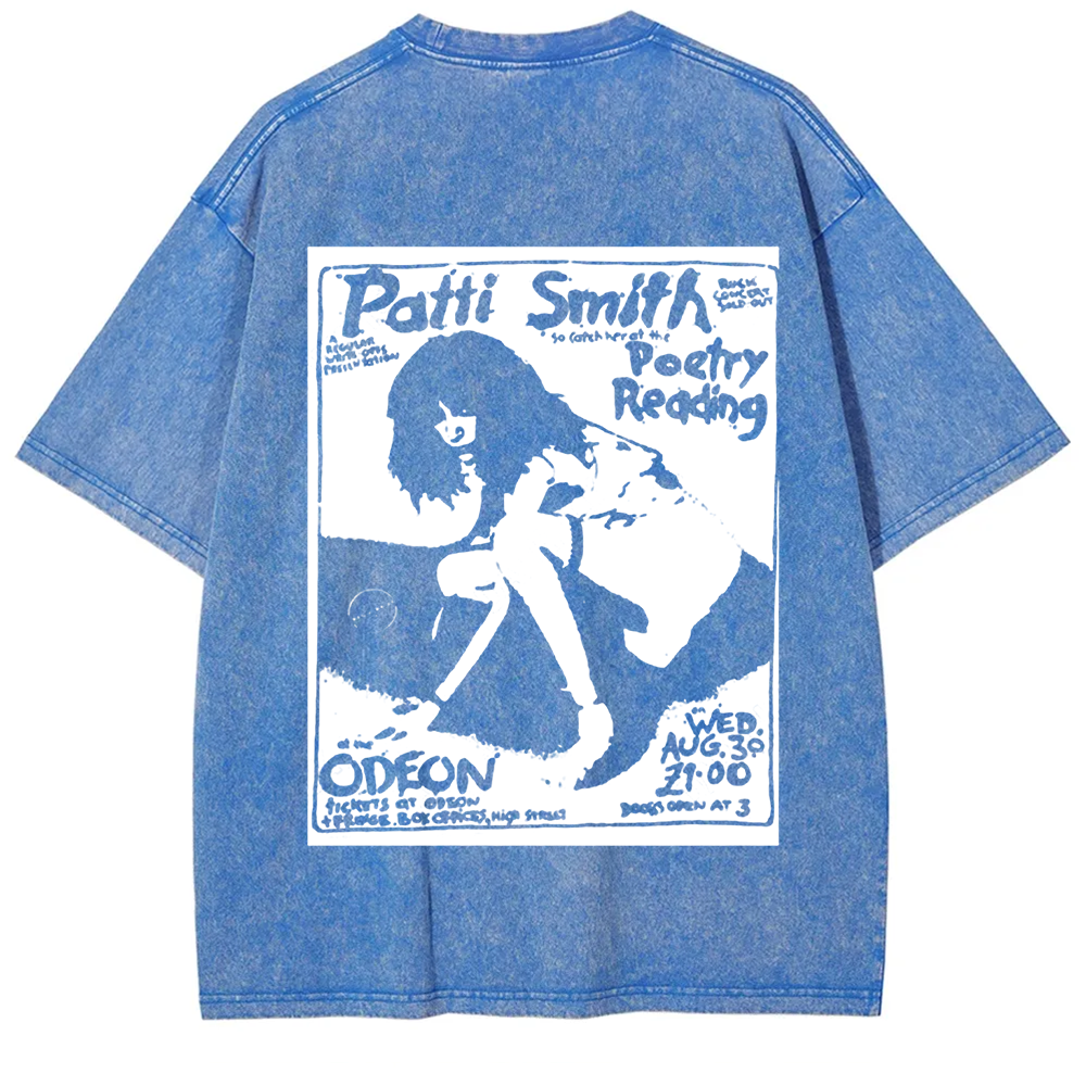 Patti Smith Celebrities Washed t-Shirt