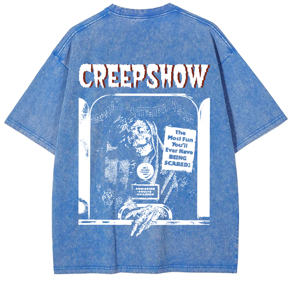 Unisex Washed  Creepshow Horror Movie t-Shirt
