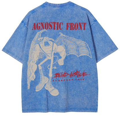 Agnostic Front Band Washed t-Shirt