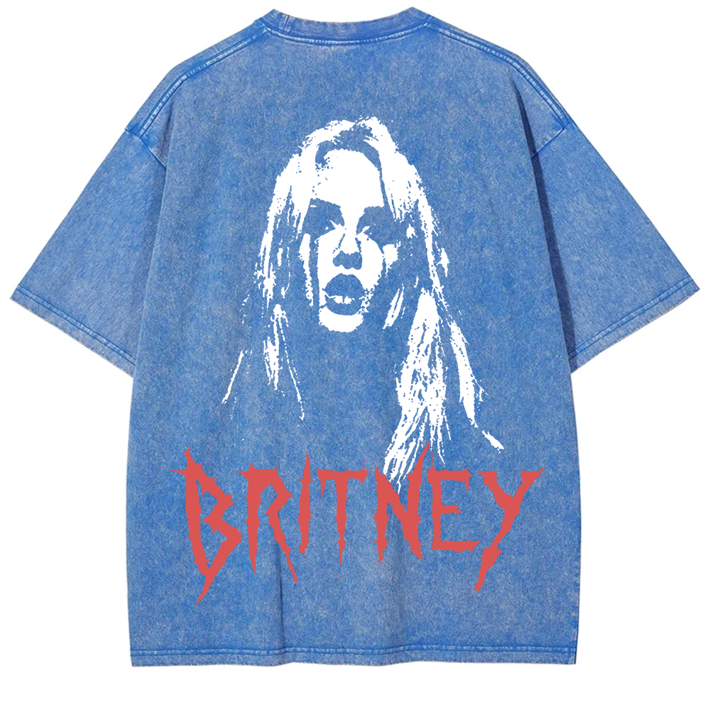 Britney Singer Washed t-Shirt