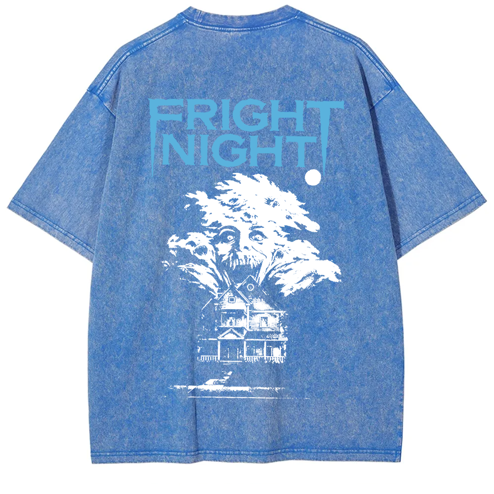 Unisex Vintage Washed Fright Night t-Shirt