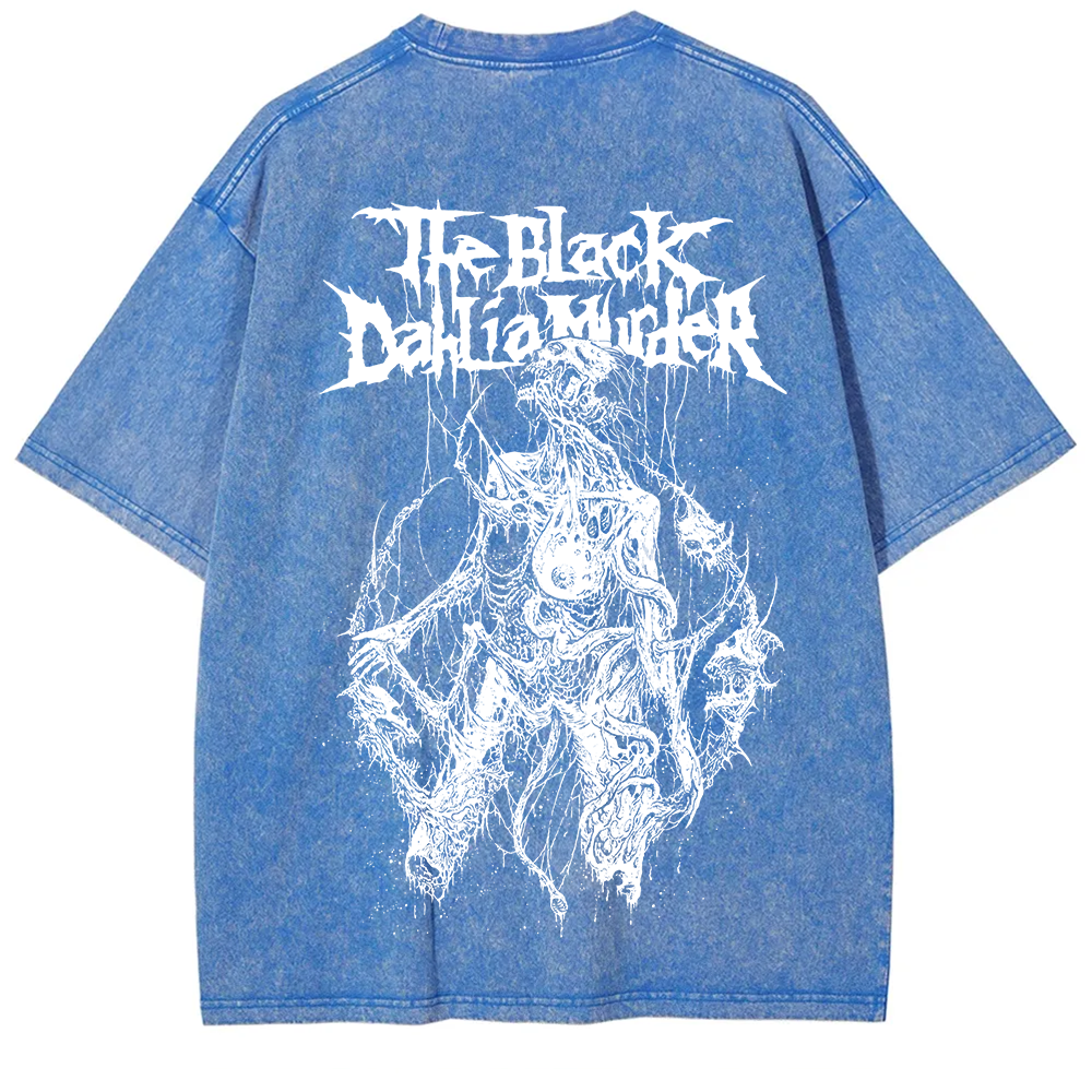 Unisex Vintage The Black Dahila Zombie t-Shirt