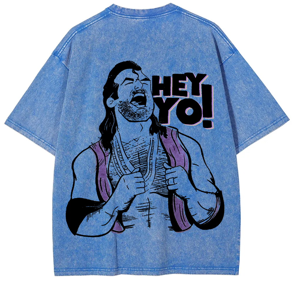 WWE Razor Ramon-Scott Hall HEY YO Casual Printed t-Shirt