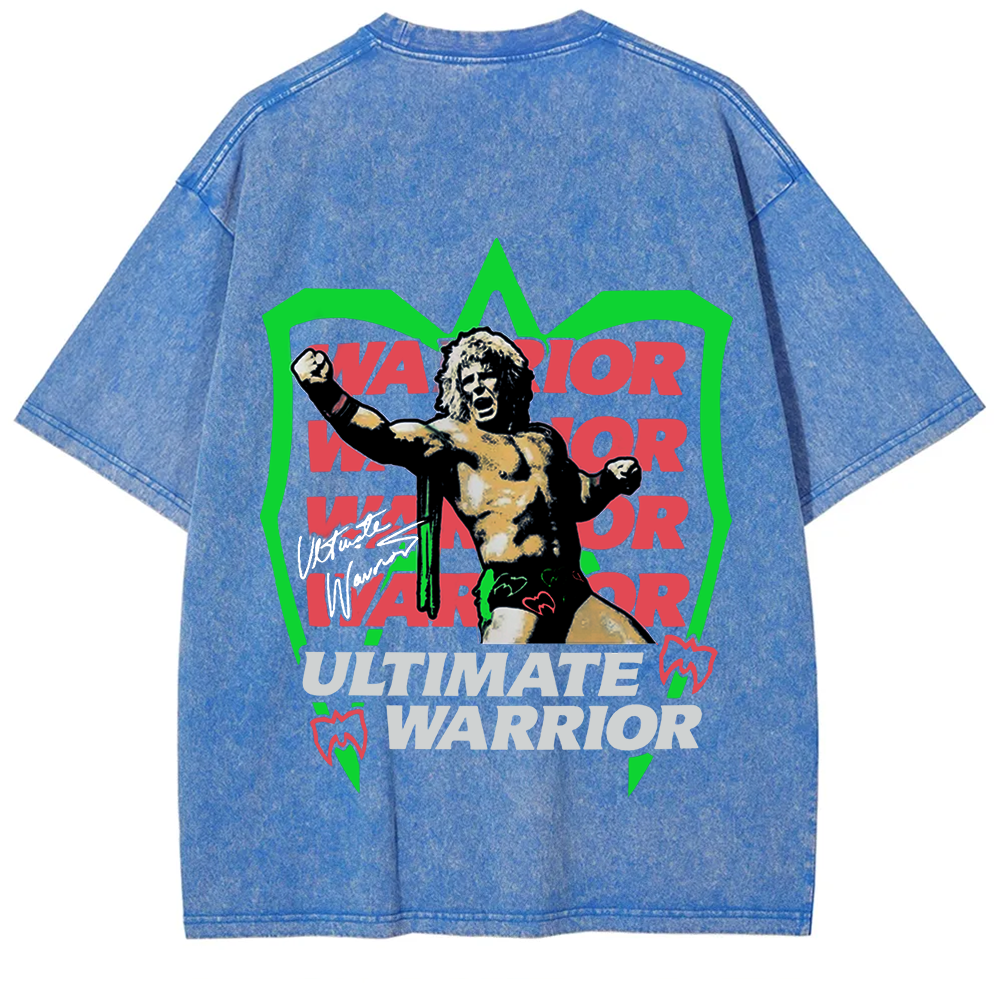 WWE Ultimate Warrior Wrestling Casual Printed t-Shirt