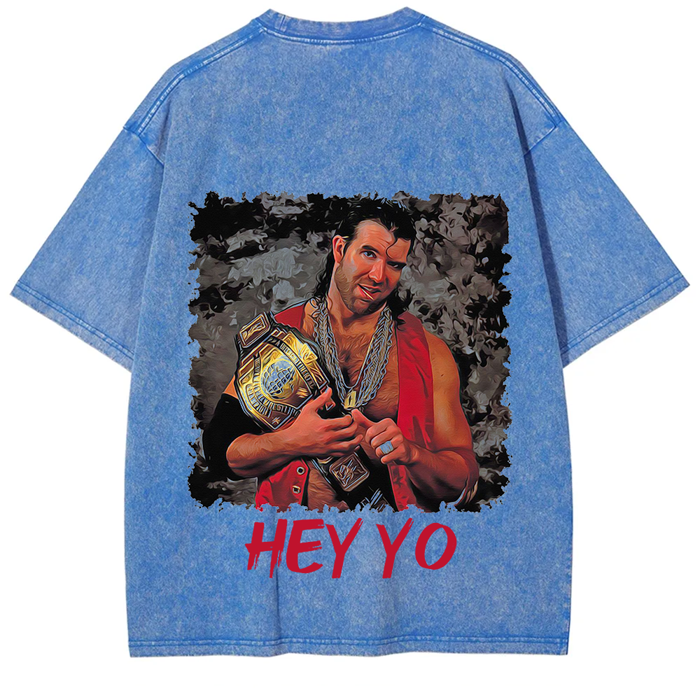 WWE Razor Ramon-Scott Hall HEY YO Casual Printed t-Shirt