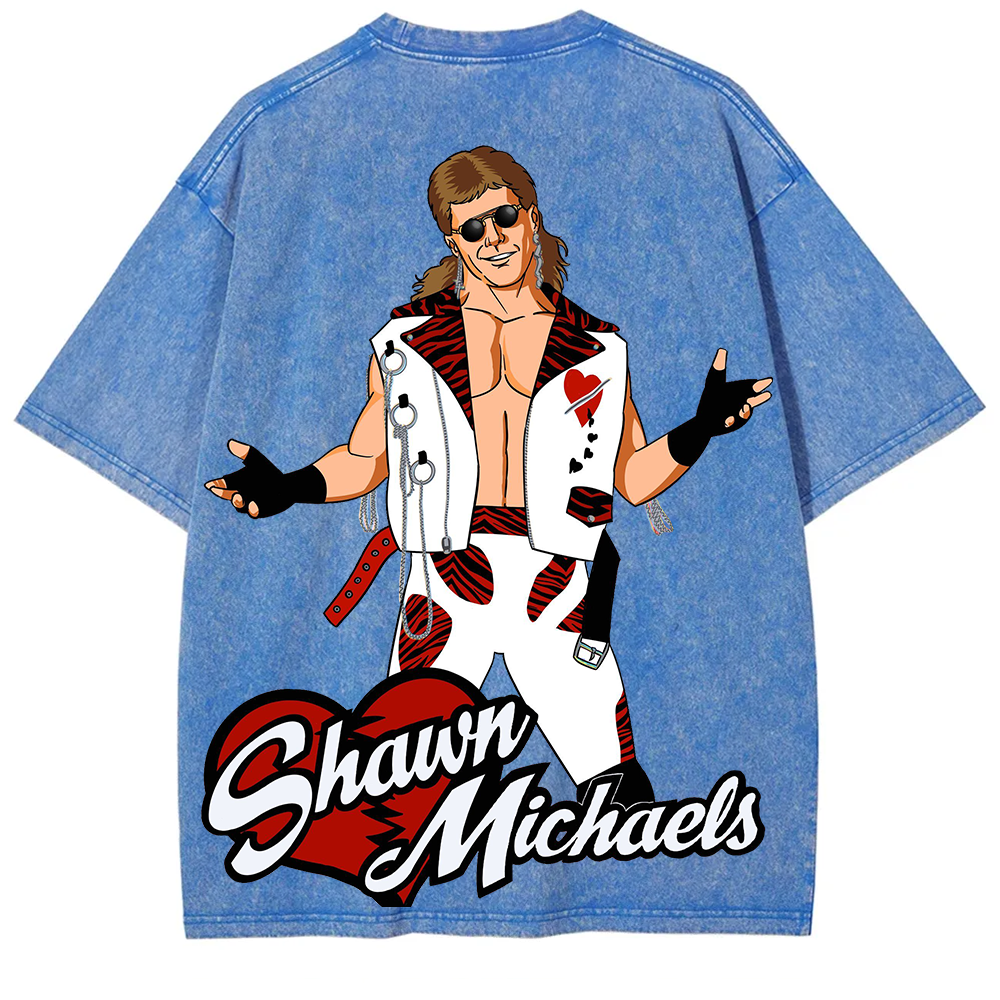WWE Shawn Michaels Casual Printed t-Shirt