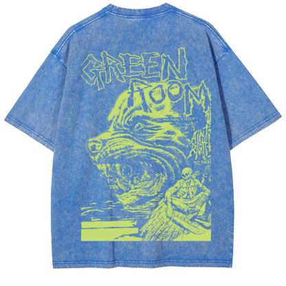 Unisex Vintage Washed  Green room horror movie 2015 t-Shirt